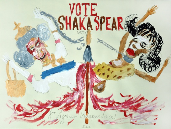 'Vote Shaka Spear Party' 