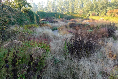 Oudolf's garden at Hummelo by Piet Oudolf, October 2018, courtesy of the artist